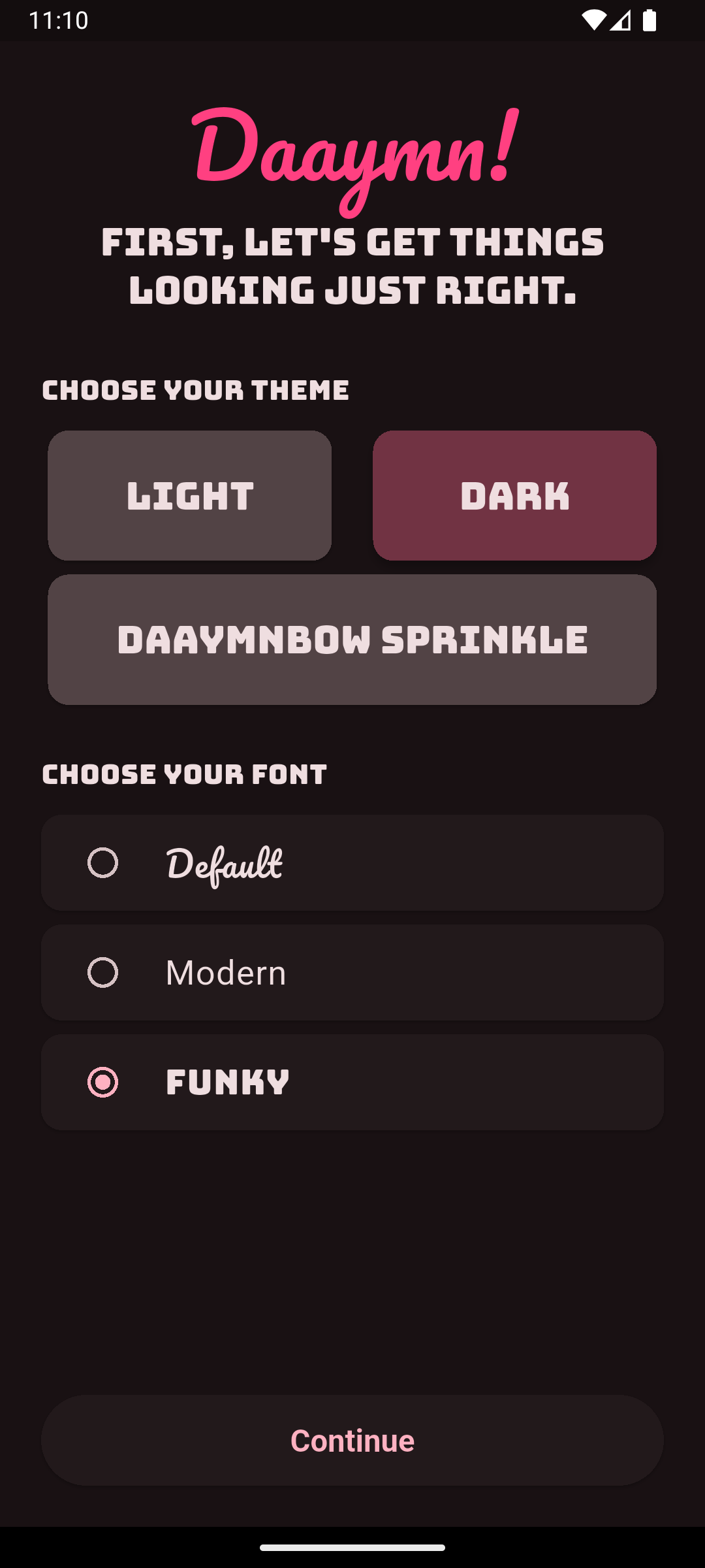 Make it yours with themes
